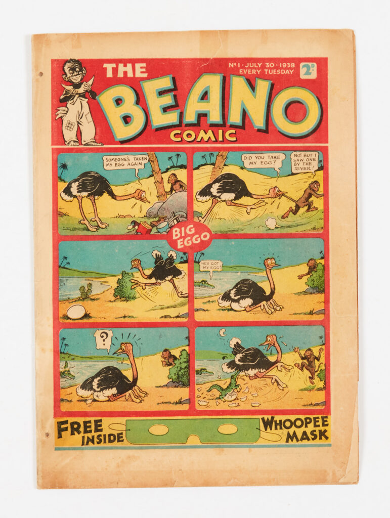 Beano Comic No 1 (1938). Introducing Big Eggo, Lord Snooty and His Pals, Morgyn the Mighty and Tin-Can Tommy
