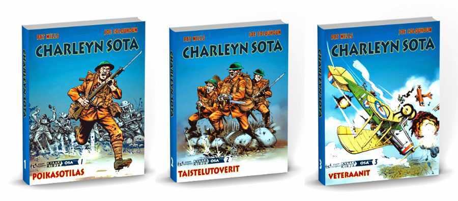 Charley's War (Finnish editions) published by KVAAK Kirja and Zum Teufel (2023)