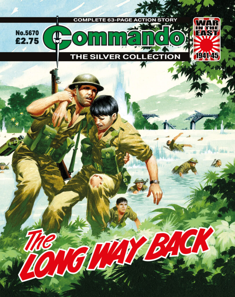 Commando 5670: Silver Collection: The Long Way Back - cover by Ian Kennedy