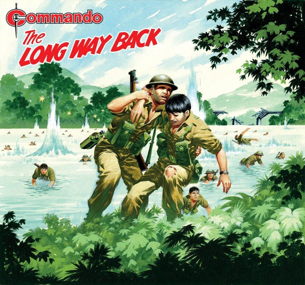 Commando 5670: Silver Collection: The Long Way Back - cover by Ian Kennedy - Full