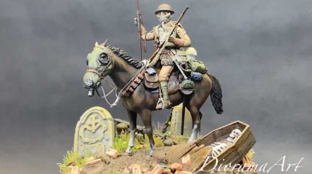 Charley's War-inspired Diorama Art by Marcus White