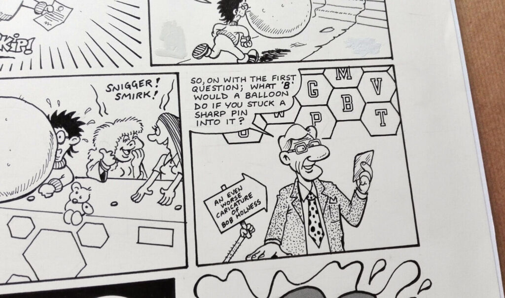 Pete and his Pimple by Charlie Brooker and Lew Stringer (OINK! comic No.47, 1988)