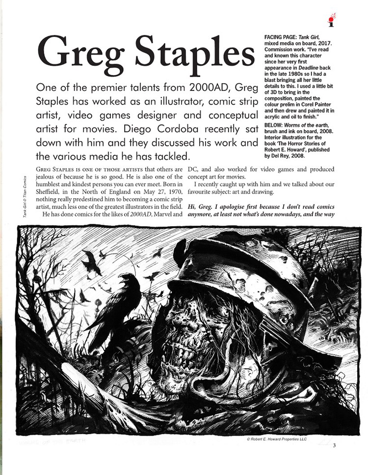 illustrators 41 Limited Edition Hard Cover - Greg Staples