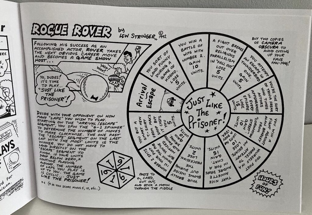 Fanzine Funnies by Lew Stringer - featuring “Alistair Sadgitt” and “Rogue Rover” - Sample Art