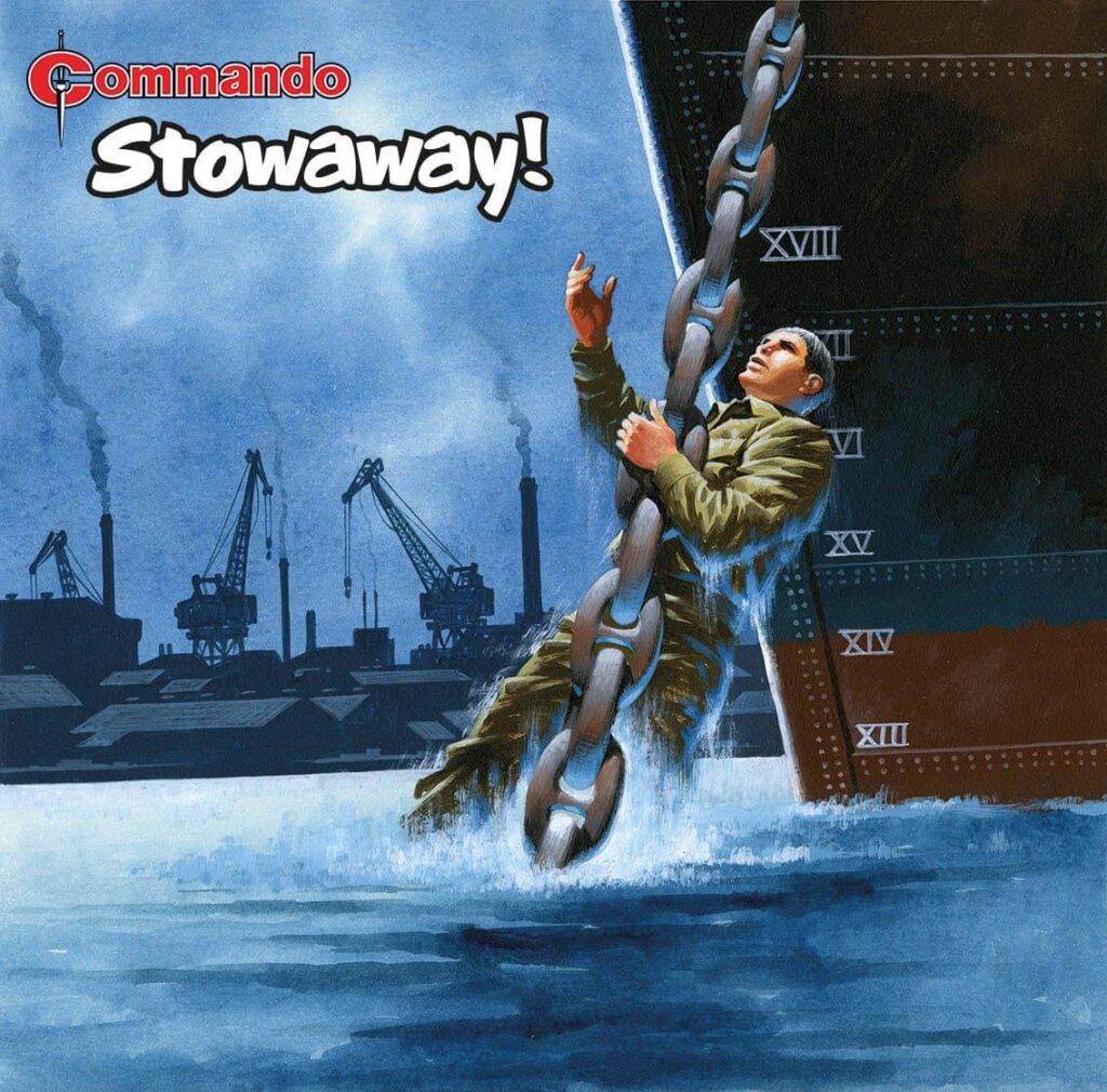 Commando 5674: Silver Collection - Stowaway! - cover by Ian Kennedy - Full