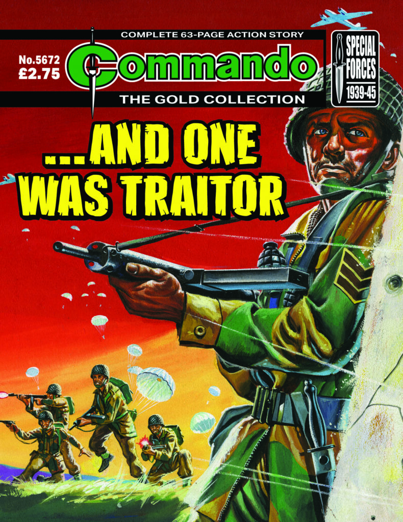 Commando 5660 – Gold Collection: …And One Was Traitor - cover by Ken Barr