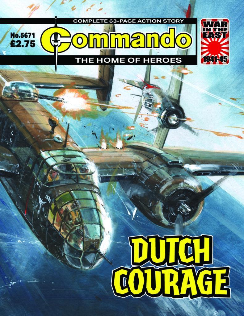 Commando 5671: Home of Heroes - Dutch Courage - cover by Keith Burns