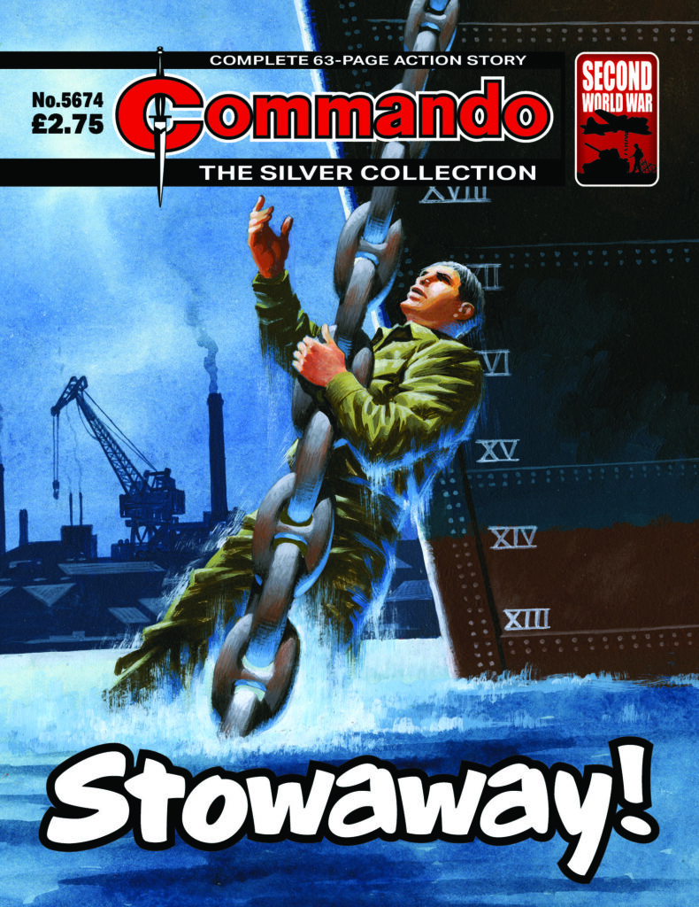 Commando 5674: Silver Collection - Stowaway! - cover by Ian Kennedy 