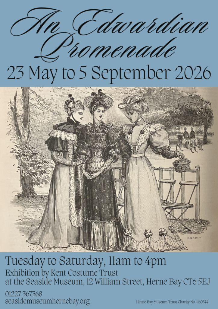An Edwardian Promenade
23 May to 5 September 2026
An exhibition of costume by Kent Costume Trust.