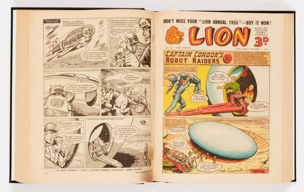 Lion (Jul-Dec 1954) 124-149 - owned by Frank S. Pepper