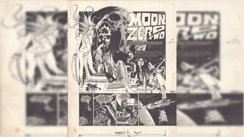 Moon Zero Two, art by Paul Neary