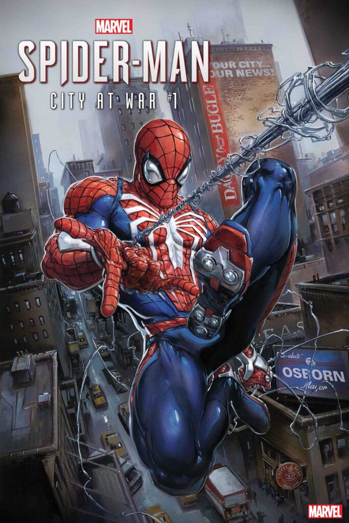 Spider-Man - City at War #1 Cover by Clayton Crain