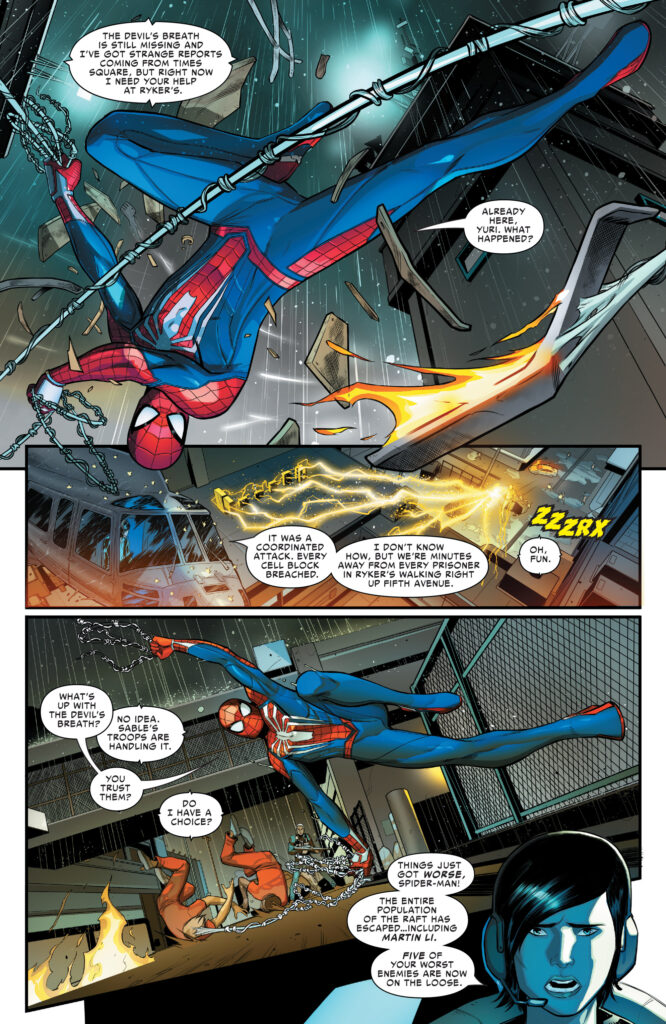 Spider-Man - City at War #1 - Sample Art