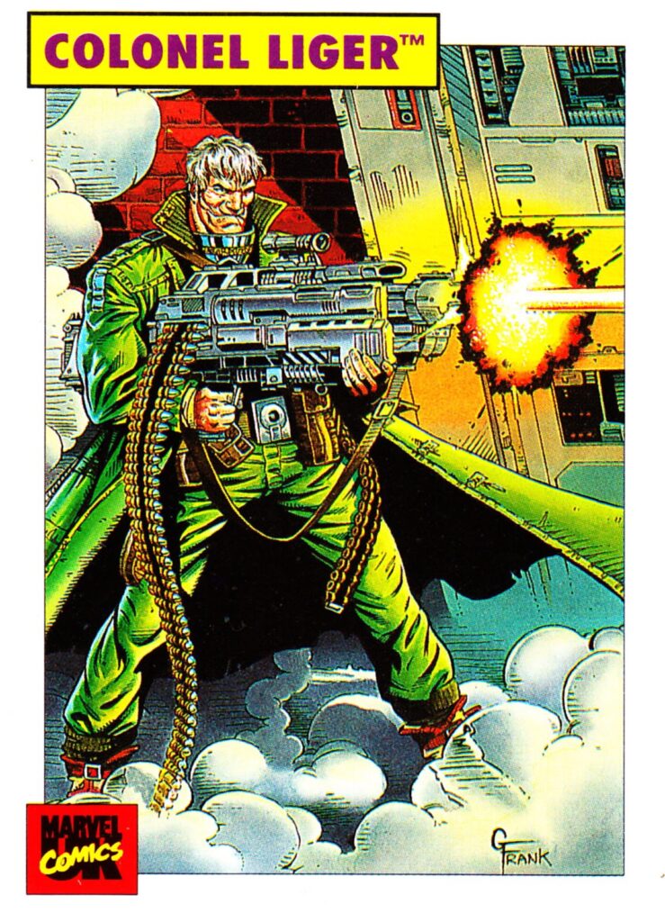 Overkill Trading Card - Colonel Liger, art by Gary Frank
