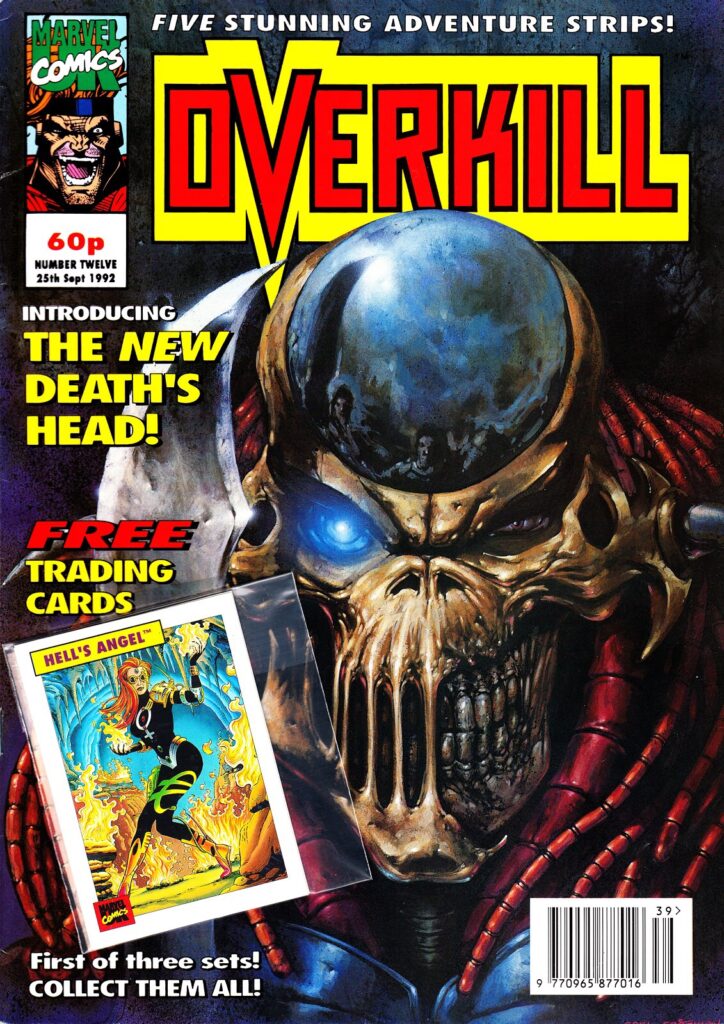 Overkill #12, Death’s Head cover by Mark Harrison