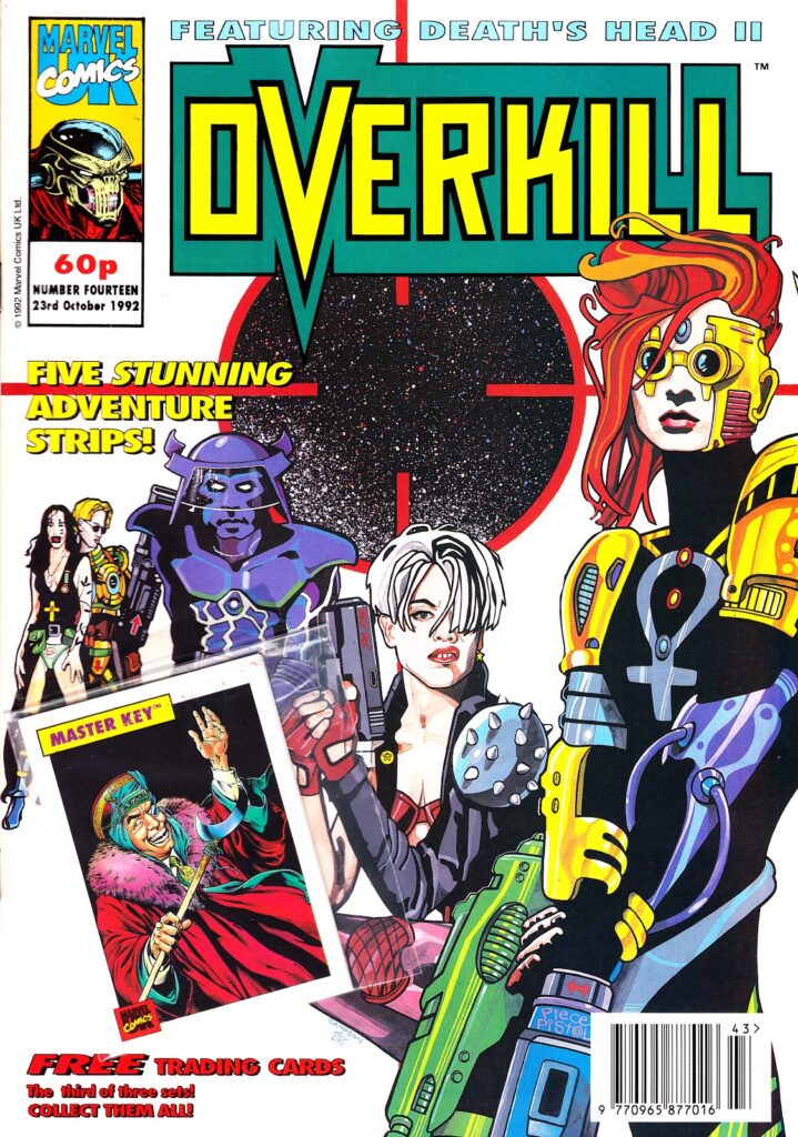 Overkill #14, cover by Steve Sampson