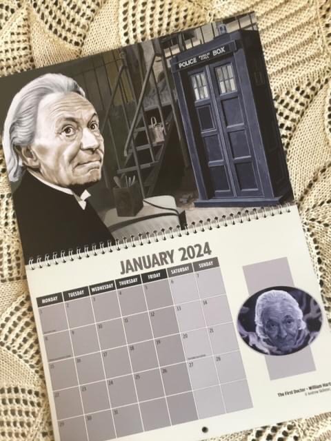 Classic Doctor Who Limited Edition Art Calendar 2024