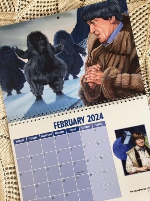 Classic Doctor Who Limited Edition Art Calendar 2024