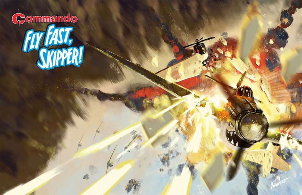 Commando 5685: Fly Fast, Skipper! | Cover: Guillermo Galeote