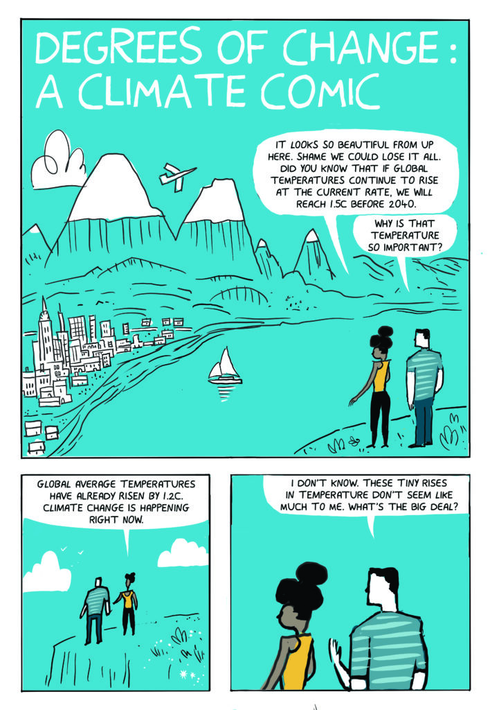 Constrain Climate Comics - Degrees of Change by Darryl Cunningham