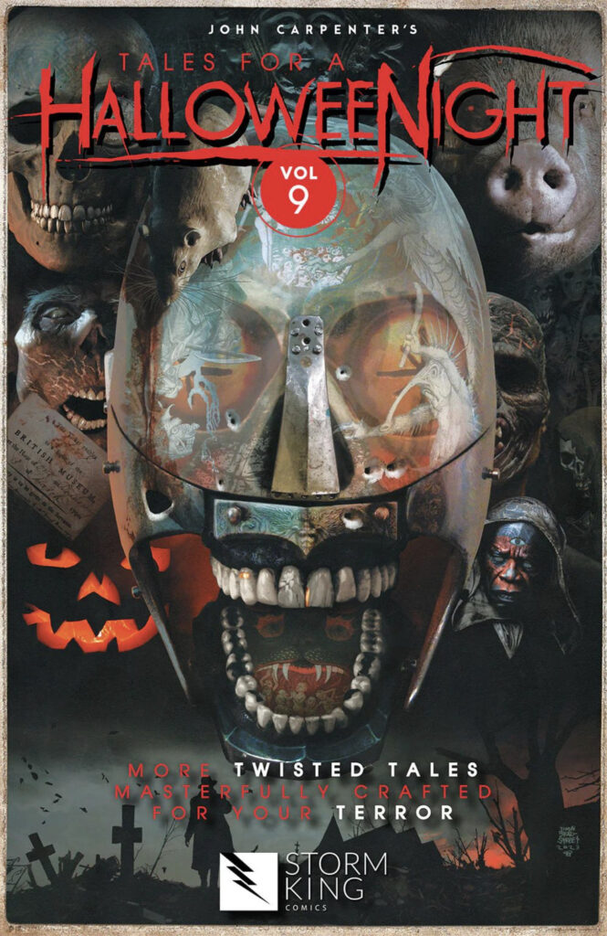 John Carpenter’s annual horror anthology Tales for a Halloween Night Volume Nine Cover - Cover by Tim Bradstreet