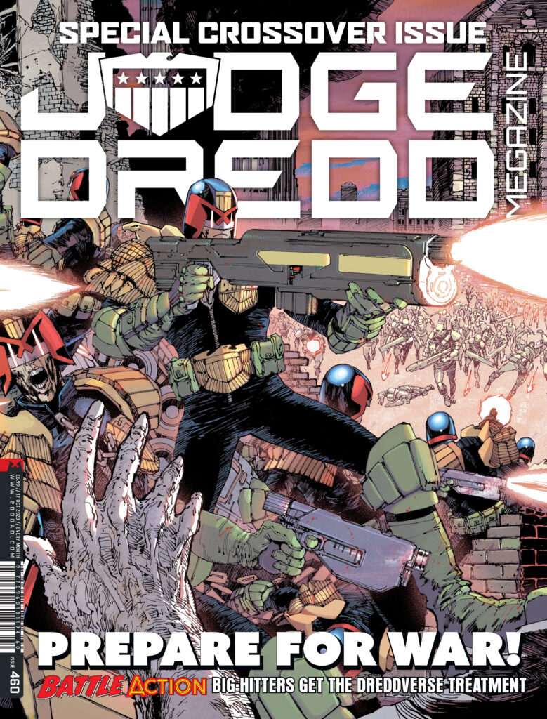Judge Dredd Megazine 460 | Cover: Henry Flint