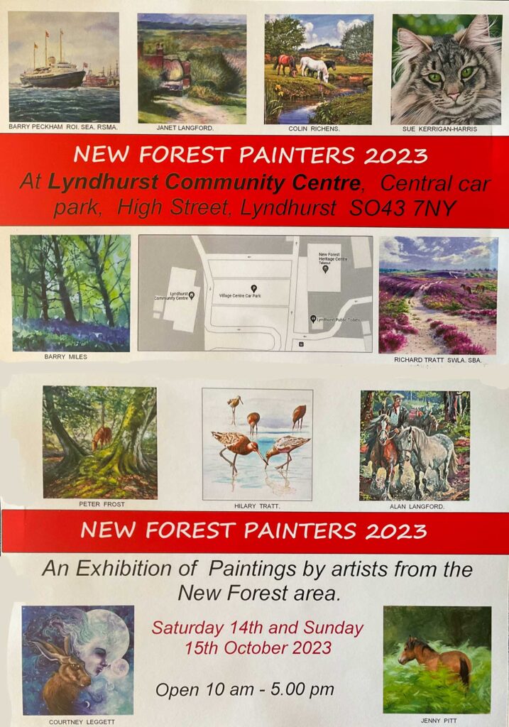 New Forest Painters 2023 Poster