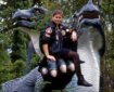 Sophie Aldred as Doctor Who’s ‘Ace’ for Doctor Who Magazine, Crystal Palace, 1989. Photo © Steve Cook