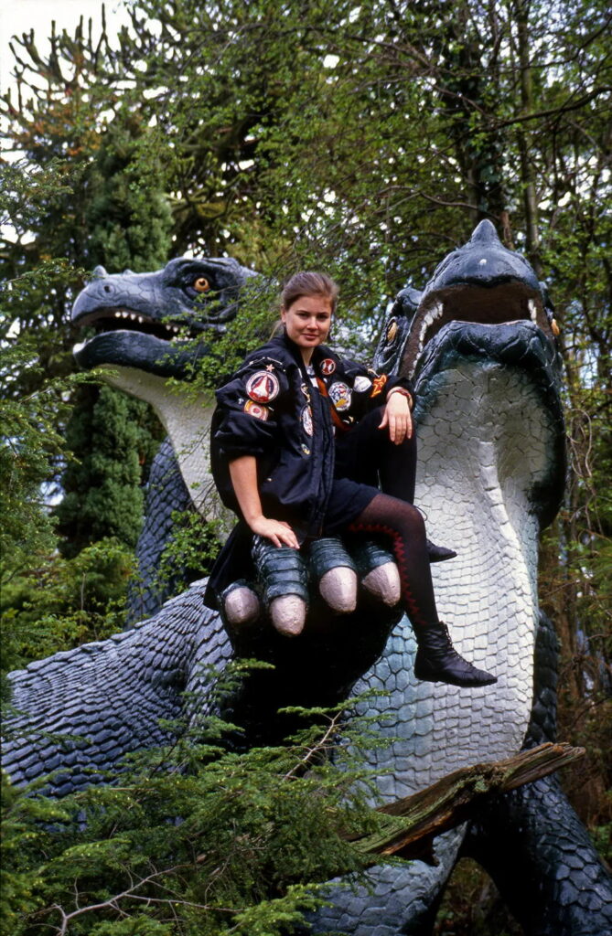 Sophie Aldred as Doctor Who’s ‘Ace’ for Doctor Who Magazine, Crystal Palace, 1989. Photo © Steve Cook