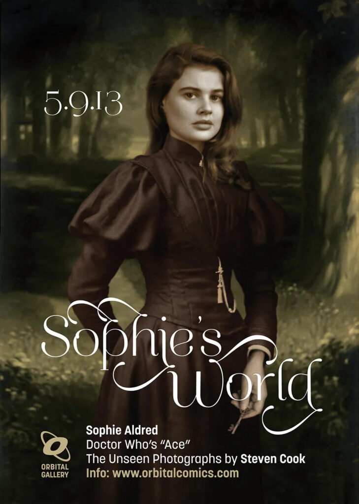 Sophie's World Exhibition Poster - Orbital Gallery 2013 Photo © Steve Cook