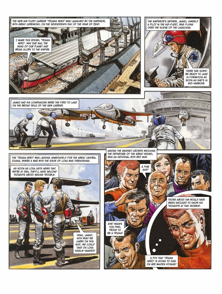 Treasury of British Comics - The Rise & Fall of the Trigan Empire Volume 5 - Sample Strip Page