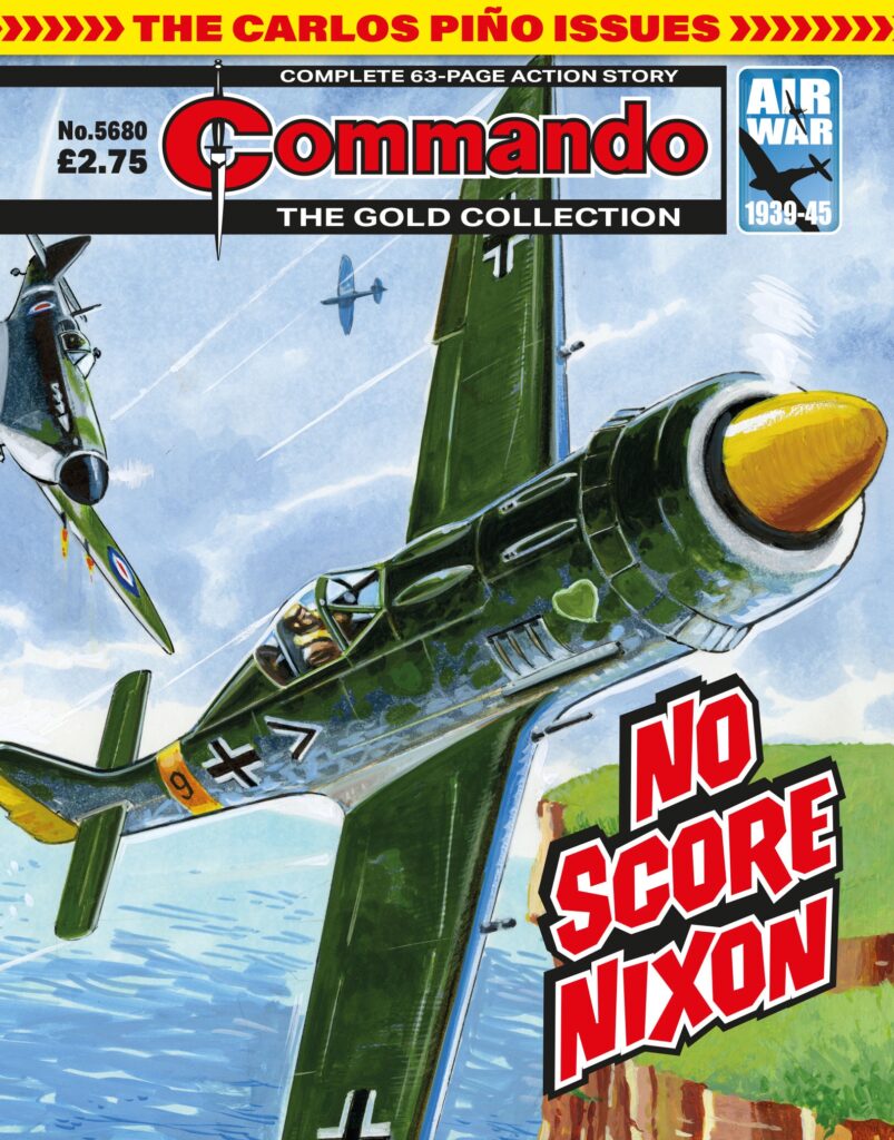Commando 5680: Gold Collection – No Score Nixon - cover by Carlos Pino