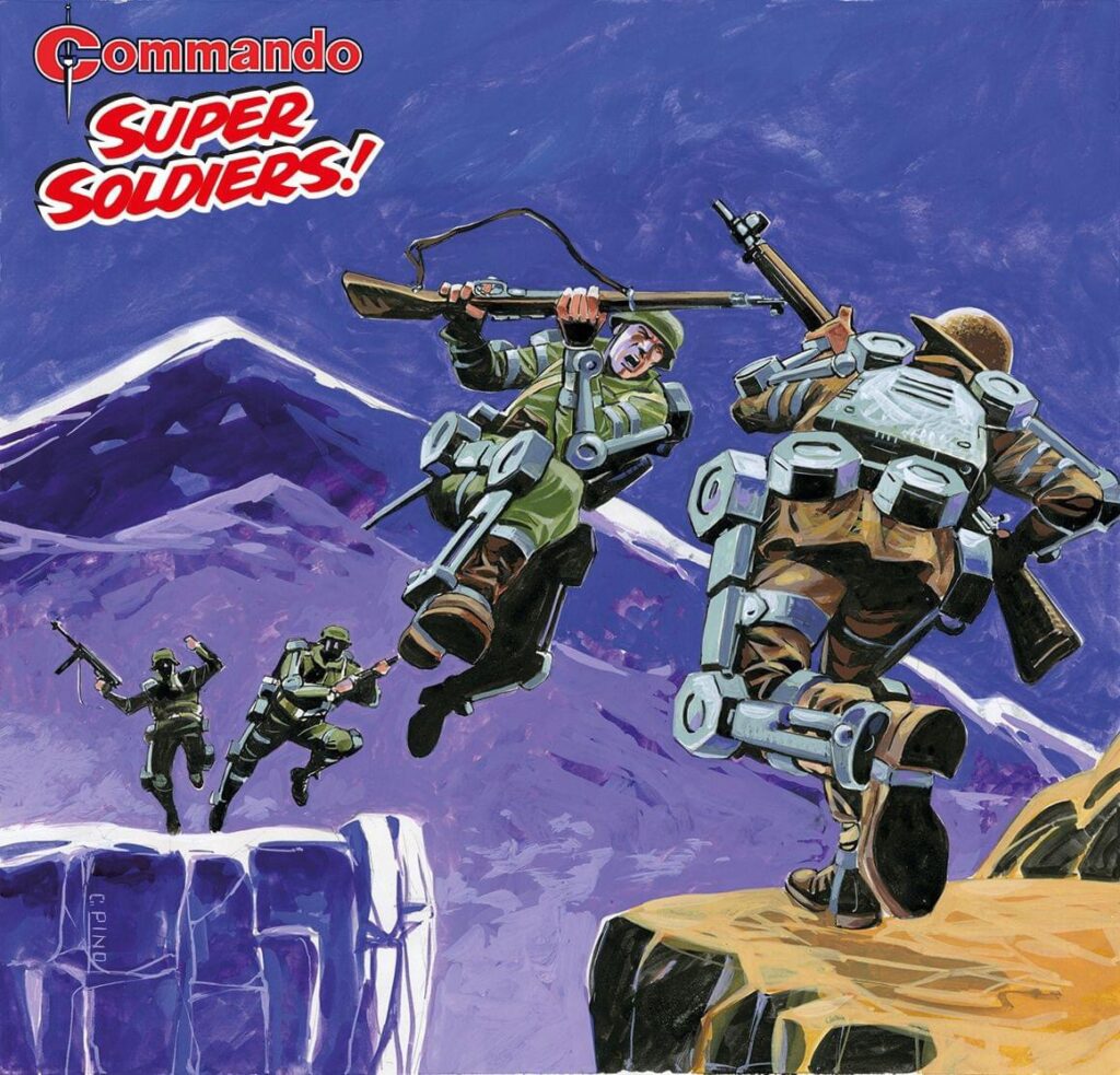 Commando 5681: Action and Adventure – Super Soldiers - cover by Carlos Pino - Full