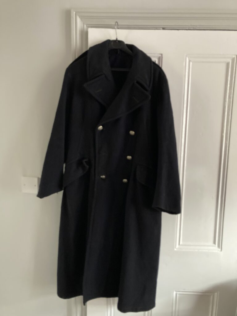 The Real "Really Heavy Greatcoat" that inspired the long running cartoon strip by John Freeman and Nick Miller