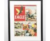 Dan Dare, Pilot of the Future, art by Frank Hampson (1918-1985). Gouache on board original front cover artwork for Dan Dare in the Eagle Volume 1 episode 33, published 1950. Framed 47 x 36cm Provenance: Frank Hampson, thence by descent. Exhibited Frank Hampson The Man Who Drew Dan Dare, The Atkinson, Southport, Centenary exhibition September 2018-March 2019