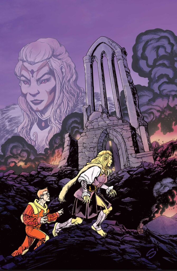 Cutaway Comics - Omega & Sutekh - Gods and Monsters #2 - Cover A by Steve B Scott
