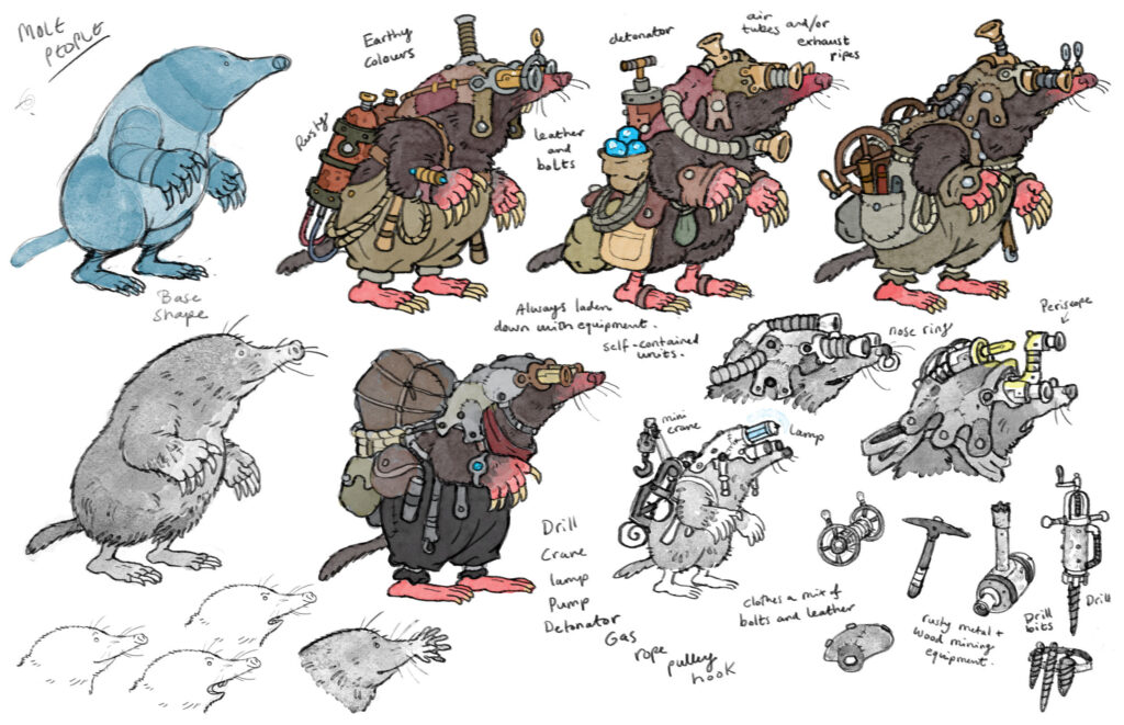 Curious Expedition 2 - Character Designs by Garen Ewing