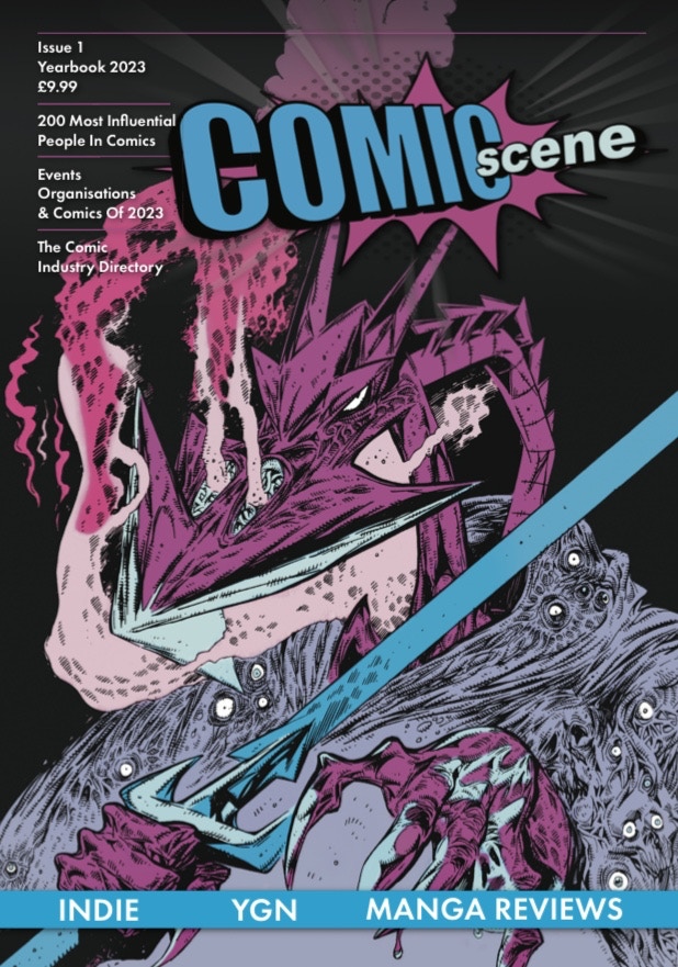 ComicScene Volume 2 - November 2023 - cover by Kevin O’Neill