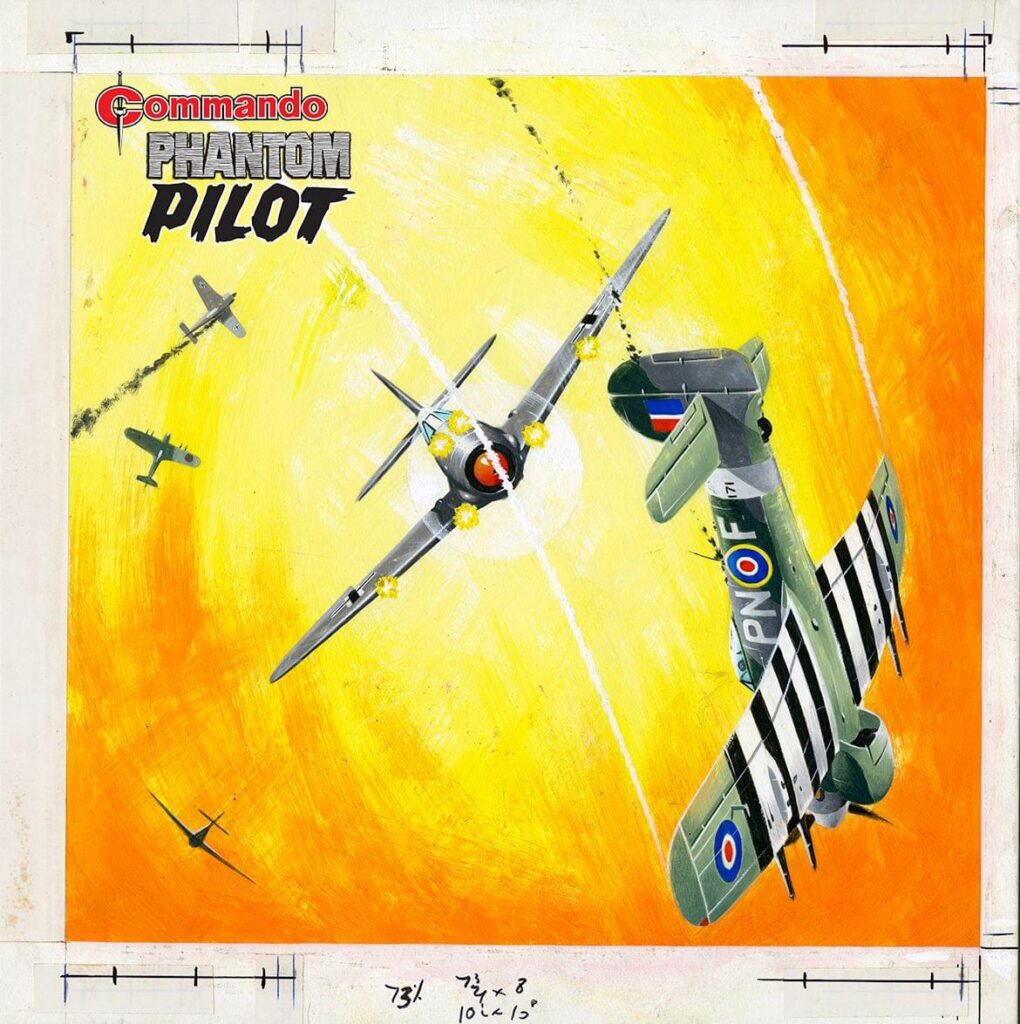 Commando 5692: Gold Collection - Phantom Pilot Cover by Ian Kennedy