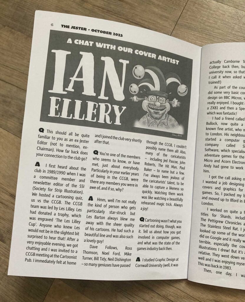 The Jester 579 - October 2023 - Ian Ellery Interview