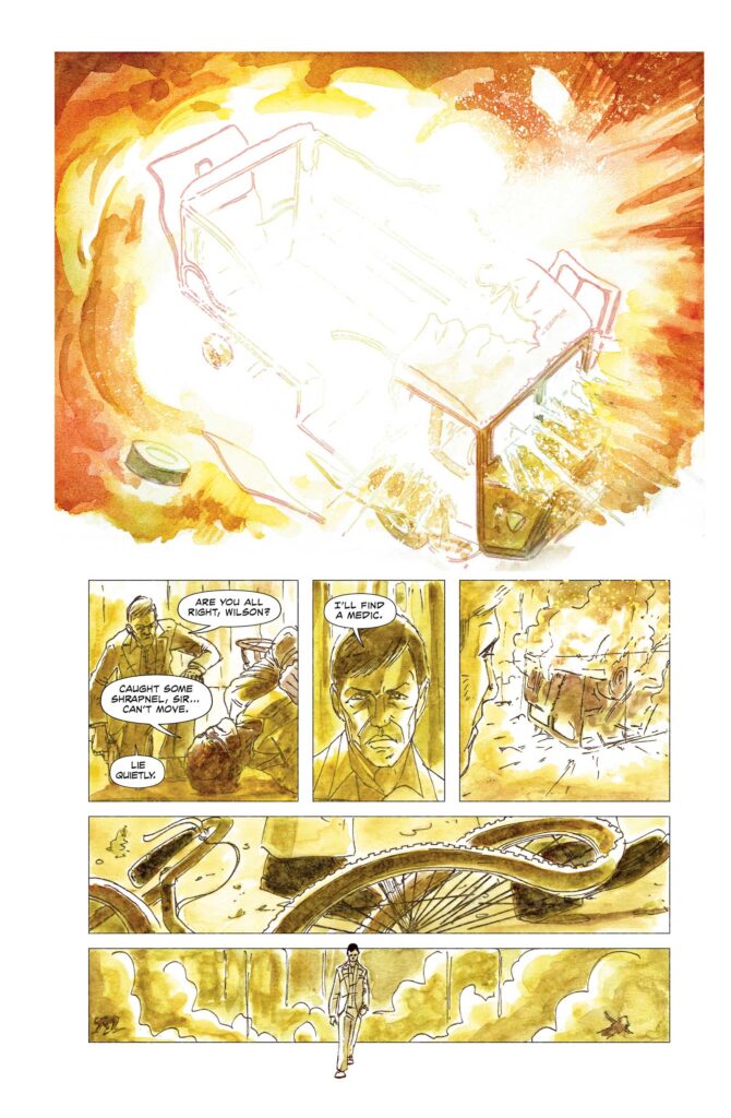 Cutaway Comics - Lytton #1 Sample Page by Barry Renshaw