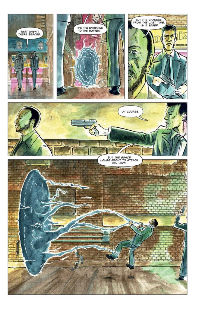 Cutaway Comics - Lytton #2 Sample Page by Barry Renshaw