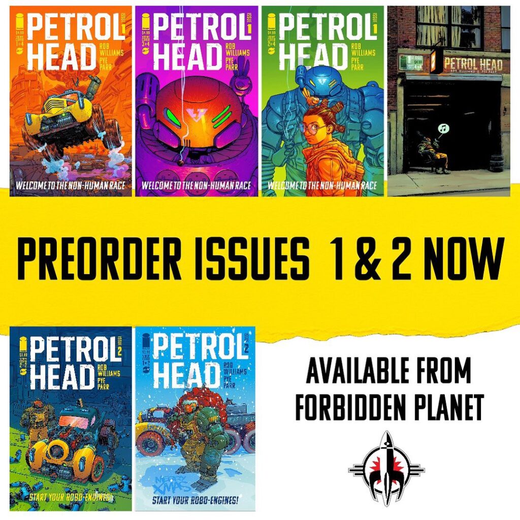Preorder Petrol Head #1 and #2 from Forbidden Planet