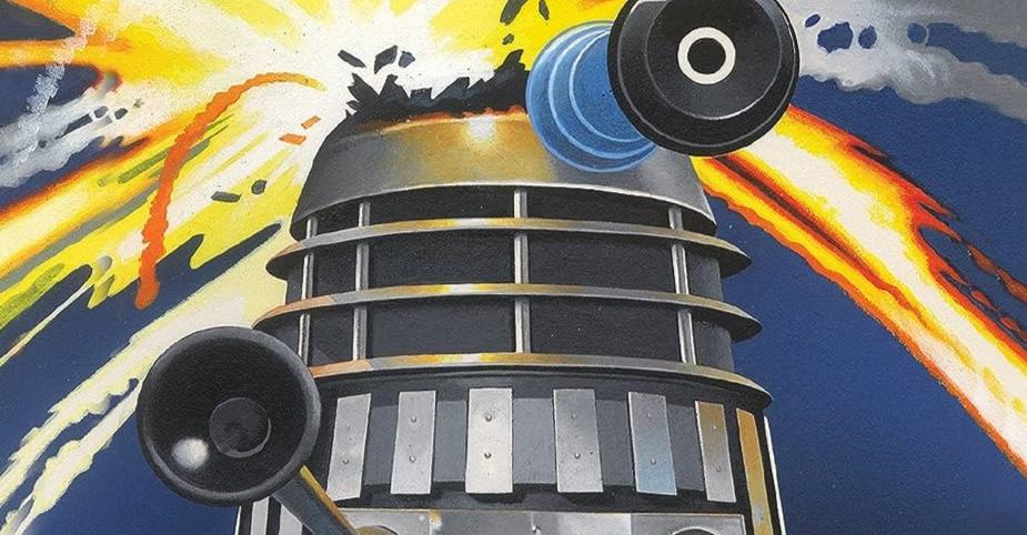 Dalek art by Roy Knipe, first used on the cover of "Death to the Daleks" SNIP