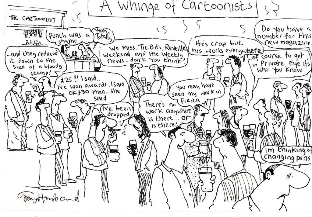 A Whinge of Cartoonists by Tony Husband
