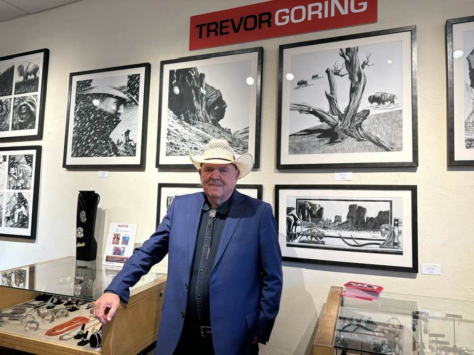 British comic artist, illustrator and storyboard artist Trevor Goring. Photo via Trevor Goring