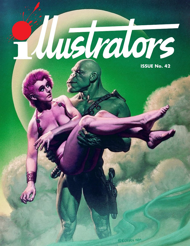  illustrators Issue 42 (Book Palace Books) - cover by Richard Corben
