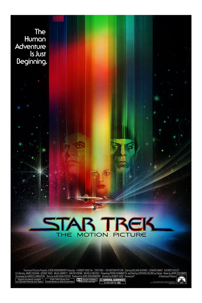 Star Trek: The Motion Picture (Foil Variant) - Art By Bob Peak | Edition of 200 | 24x36 inches | Hand Numbered Fine Art Lithograph | Printed 240gm Mirri Rainbow Foil Paper | £49.99 / Approx $65