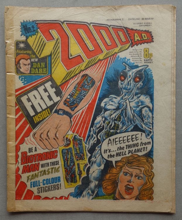 2000AD Prog 2, cover dated 5th March 1977