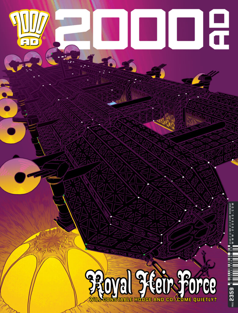 2000AD Prog 2359. Cover by: D'Israeli